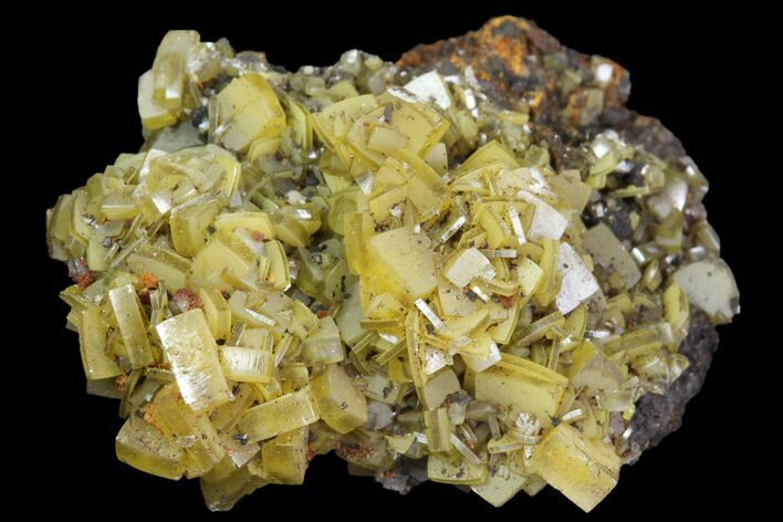 Sandwich Wulfenite Crystal Cluster - Ojuela Mine, Mexico #103479